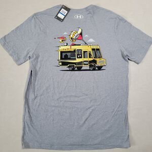 New UNDER ARMOUR T Shirt Las Vegas Food Truck Size XL Gray Sin City